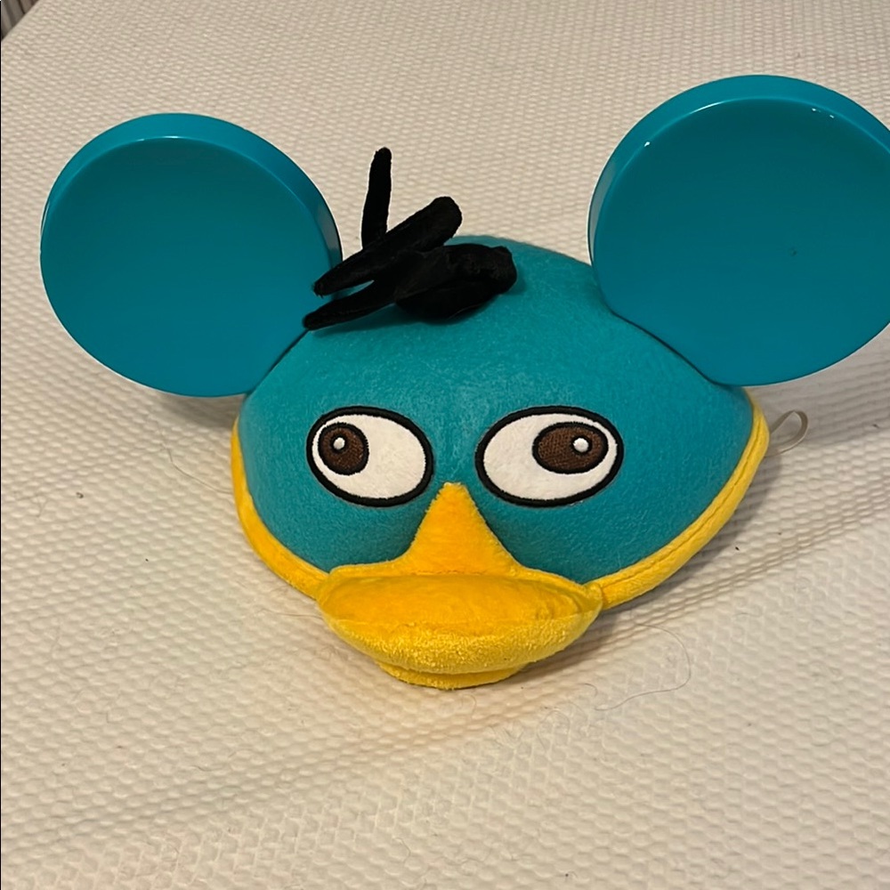 Disney Perry the Platypus Hat - Teal and Yellow